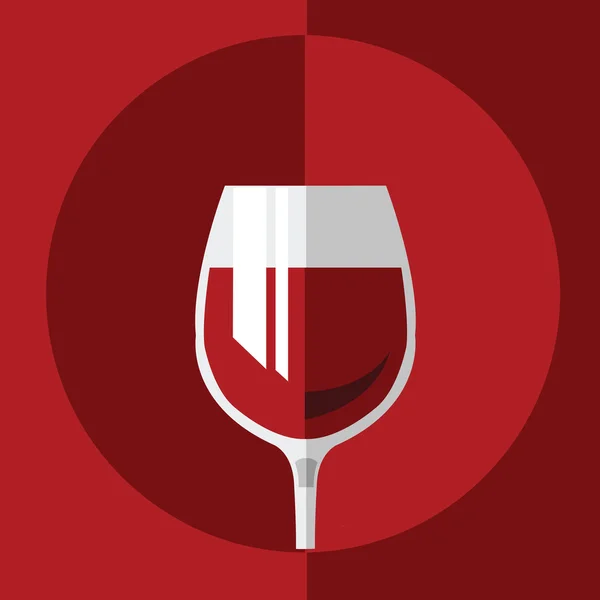 Logo vino — Vettoriale Stock