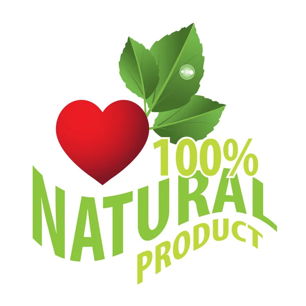 Produtos naturais — Vetor de Stock