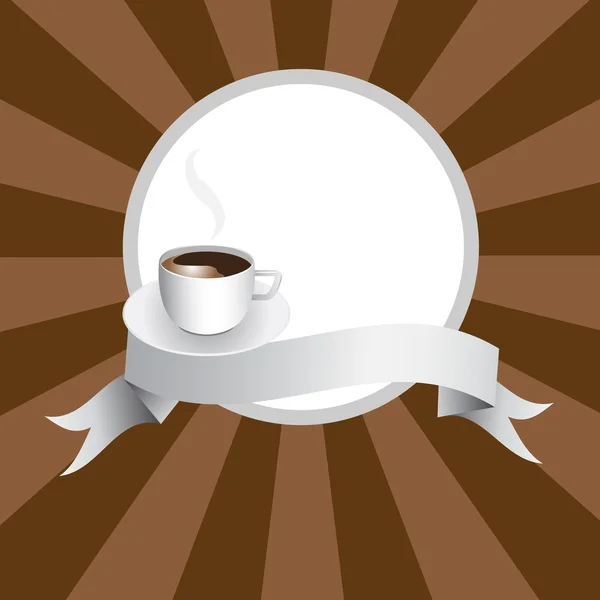 咖啡和功能区 — 图库矢量图片