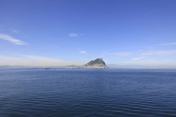 Sea approach to the Rock of Gibraltar — Stock Photo, Image