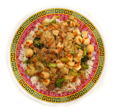 Çin heyecan kızartma yemek