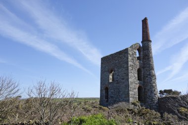 Benim ve baca antik Cornish kalay