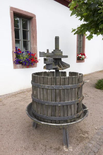 Gamla tyska vin Press — Stockfoto
