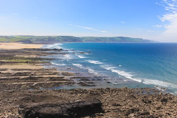 Widemouth Bay Cornwall England — Stock Photo, Image