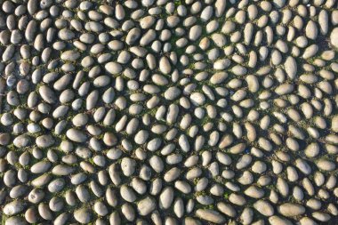 Arnavut kaldırımı taş yol yüzeyi