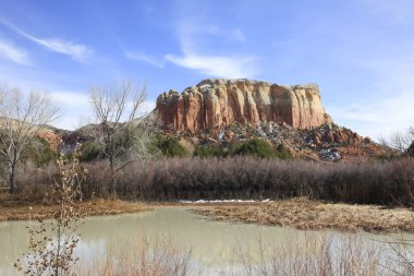Kırmızı taşlar ve kayalar New Mexico
