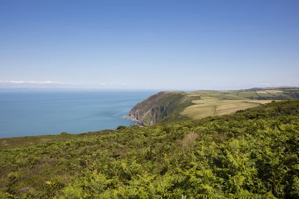 Chropowaty wybrzeża north devon w Anglii — Zdjęcie stockowe