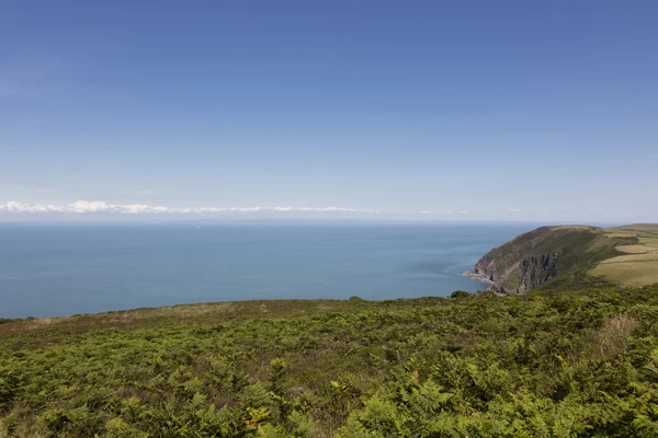 Bela costa norte de Devon Inglaterra — Fotografia de Stock