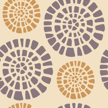 Sorunsuz yaz yuvarlak desen