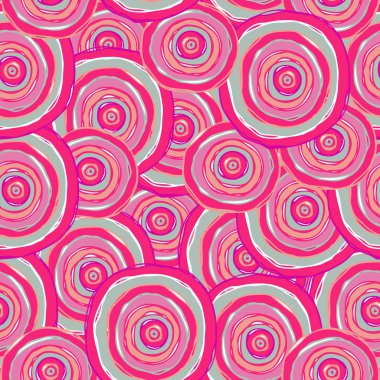 Sorunsuz doodle desen renkli