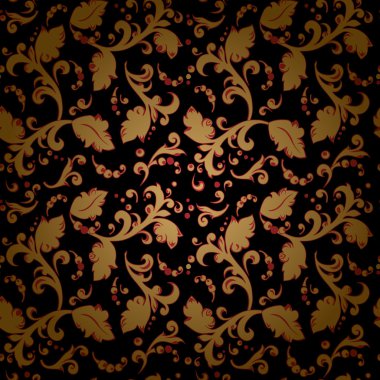 Sorunsuz fantezi yaprak desen