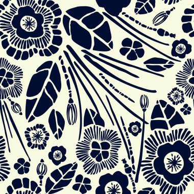 Doku ile yaz çiçek