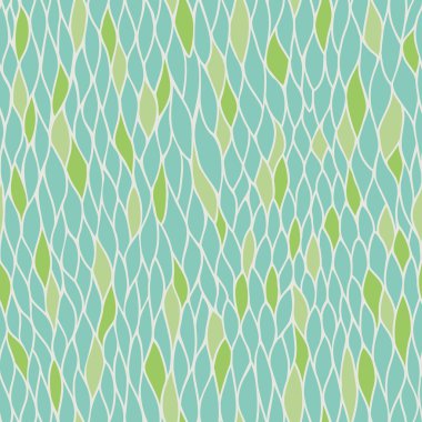 Yaprakları ile Seamless doğal modeli