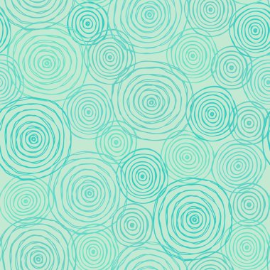 Mavi soyut doodle sorunsuz doku