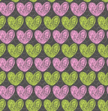 Yürekleri renkli kesintisiz doku