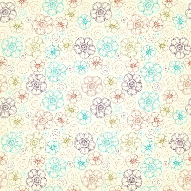 Sorunsuz sevimli çiçek doku