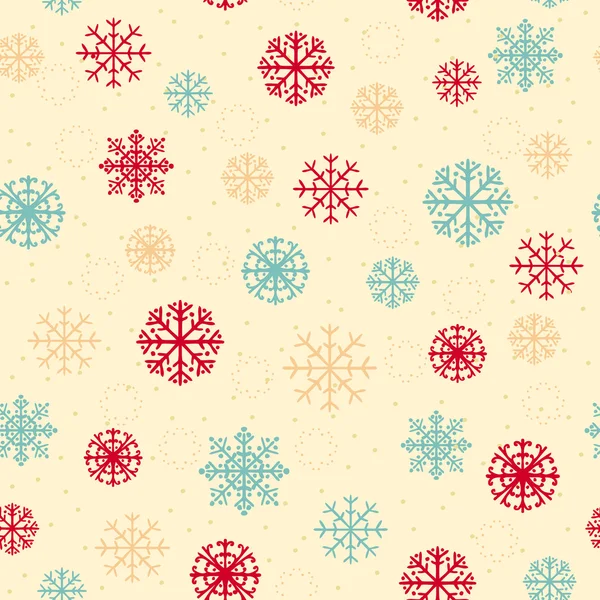Dekorativní vánoční bezešvé vzor — Stockový vektor
