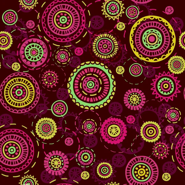 Farbenfrohe nahtlose abstrakte Muster — Stockvektor