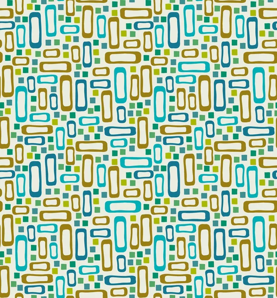 Geometrik kesintisiz renkli doodle doku — Stok Vektör
