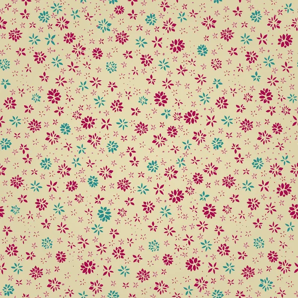 Simple floral pattern — Stock Vector