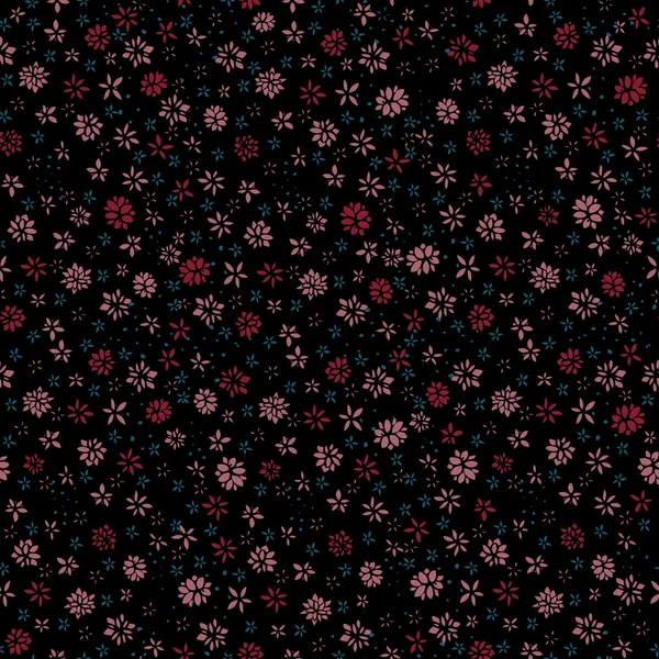 Dikişsiz vintage çiçek desenli