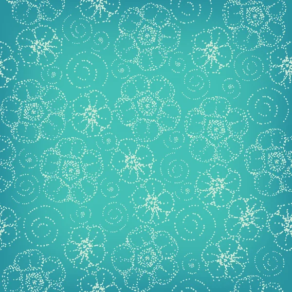 Textura interminable flor azul de verano — Archivo Imágenes Vectoriales