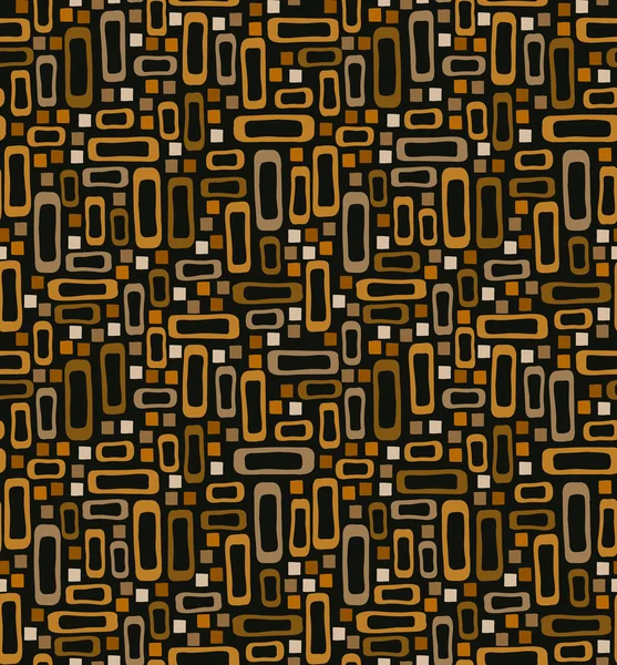 Texture géométrique orange doodle — Image vectorielle