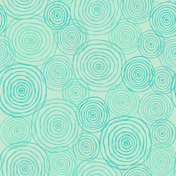 Textura sin costura de garabato abstracto azul — Vector de stock