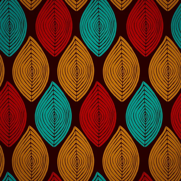 Decorative bright ethnic seamless pattern — Stock Vector