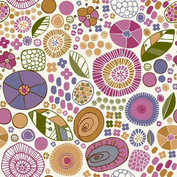 Textura estilizada floral decorativa — Vector de stock