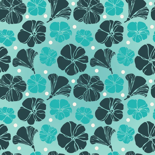 Seamless summer vintage floral pattern — Stock Vector