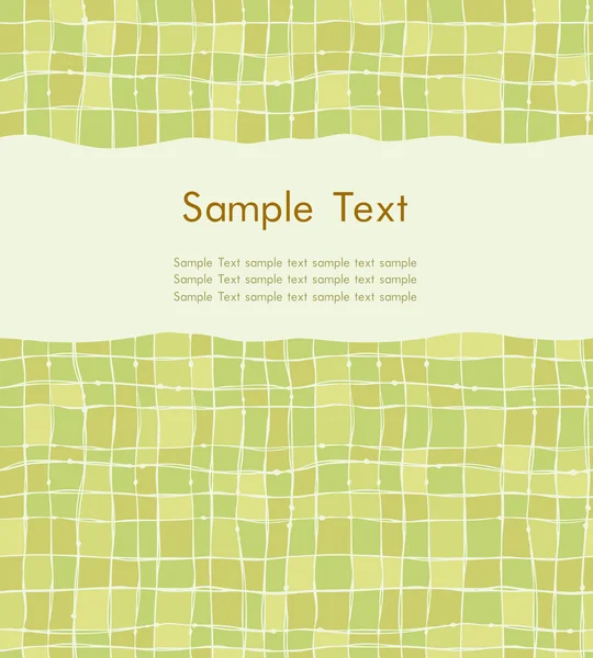 Décoratif géométrique texte fond — Image vectorielle