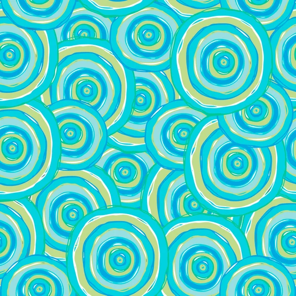 Abstrato padrão espiral azul sem costura — Vetor de Stock