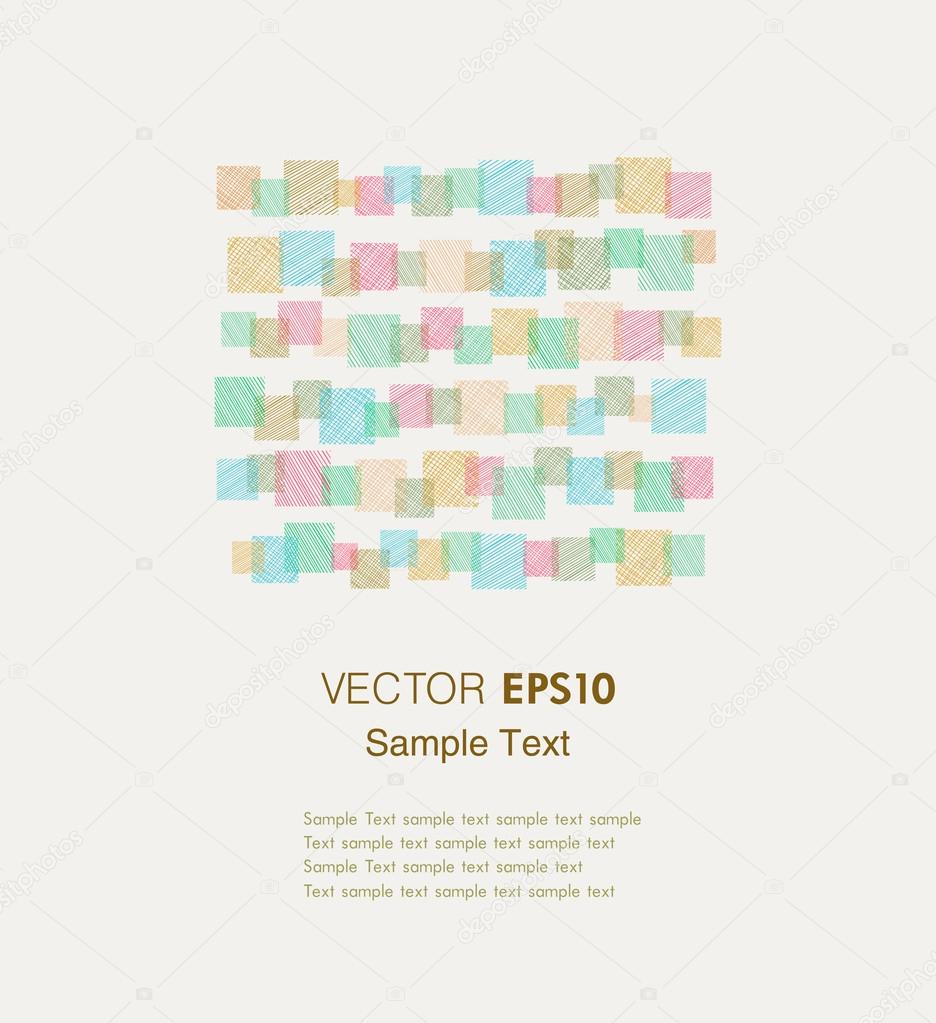 Text background with geometric ornament