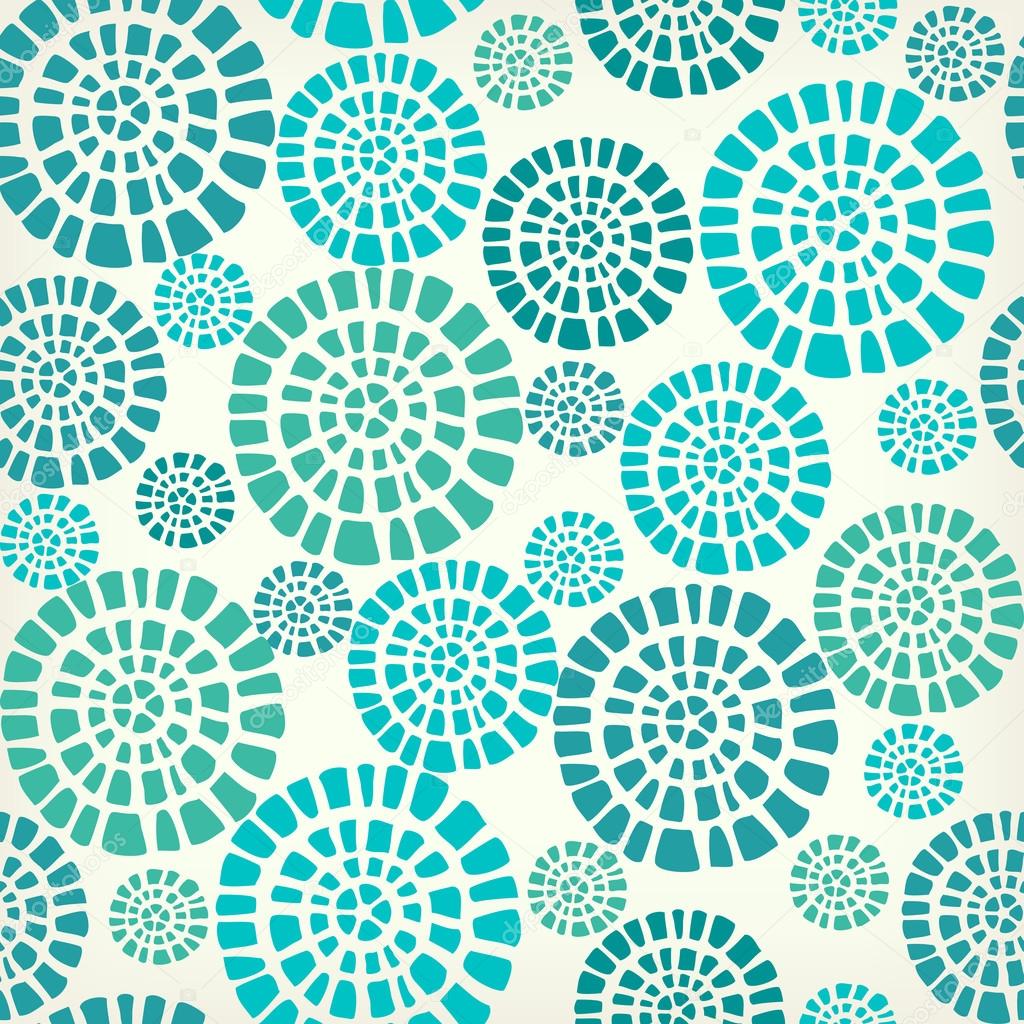 Seamless pattern with circle elements