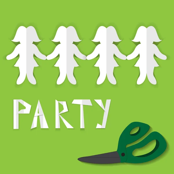 Makasla kağıt garland