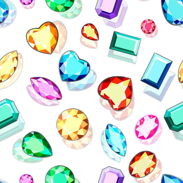 Fond Écran Élégant Avec Des Diamants Différentes Tailles Sur Fond — Image vectorielle