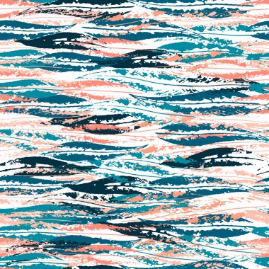 Renkli yapraklardan yapılmış şık bir duvar kağıdı. Beyaz arkaplanda renkli izler.