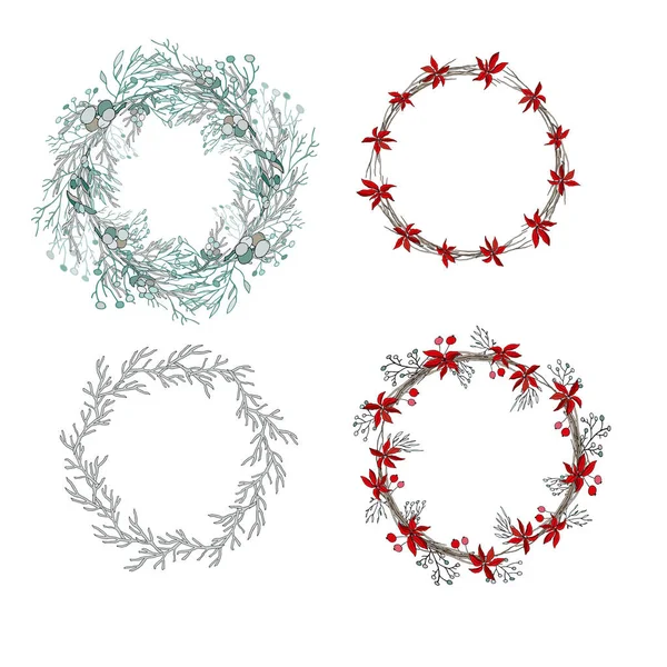 Template for season and christmas design, greeting cards, invitations and decorations, Vector illustration