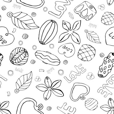 Boncuk zincirli kadın modası.