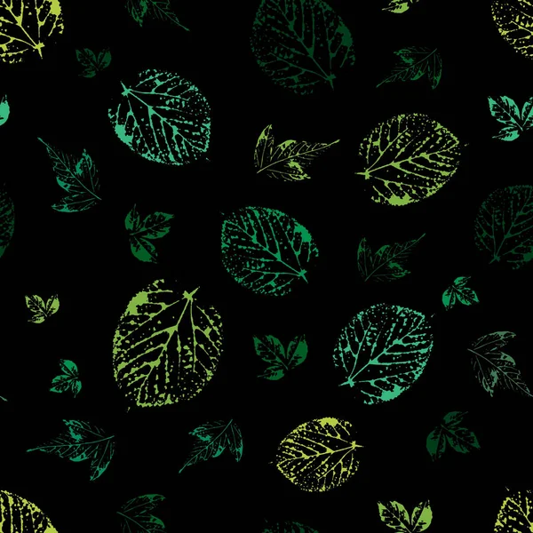 Бесшовный Узор Листьев Стильные Обои Красочных Листьев Цветные Листья Белом — стоковый вектор