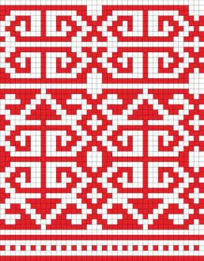 Şenlikli İskandinav süsü. Şık kış kıyafetleri için parlak tekstil ürünleri. Noel kusursuz örgü deseni.