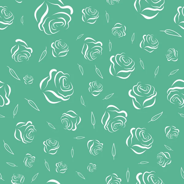 Fond Écran Élégant Belles Fleurs Ensemble Roses Délicates Avec Des — Image vectorielle