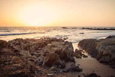 Hindistan Goa plaj doğa deniz
