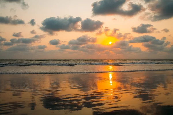 Hindistan Goa plaj doğa deniz — Stok fotoğraf