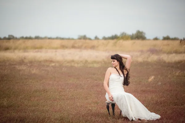 Wedding and love story in nature — Stock Photo, Image