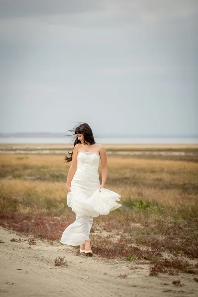 Wedding and love story in nature — Stock Photo, Image