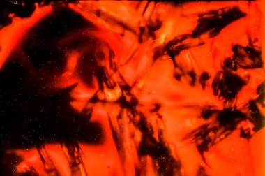 Tarihi cam ile resmi 35mm manny kusurları ile Sovyet Orwochrom Ut 21 film için mikroskobunun kontrol