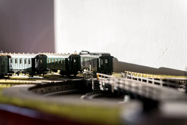 Model Railroad Passenger Cars Csd — Stock Photo, Image