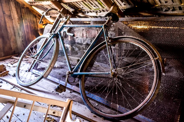 Stary Rower Sport Lewo Miejscowości Loft — Zdjęcie stockowe